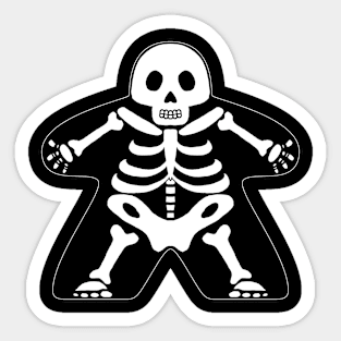 Skeleton Meeple Sticker